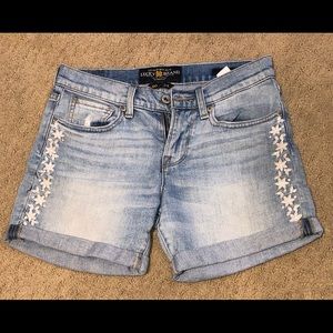 Lucky Brand “The Roll Up” Jean  Shorts